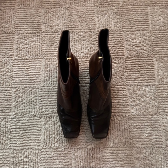 Vintage Liz flex by Liz Claiborne Genuine Leather Patchwork Boot Size 7.5 womens - Picture 6 of 6